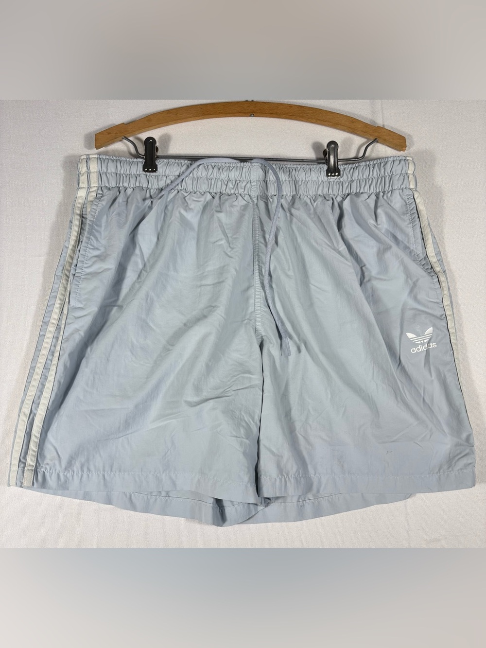 Adidas Primegreen Men’s XL Light Blue Athletic Shorts with Mesh Lining